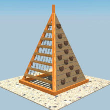 Пирамидка для лазанья (мод.10343). Вид 01