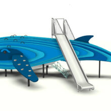 Детский игровой комплекс «Синий кит» (арт.31005). Вид 3