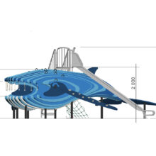 Детский игровой комплекс «Синий кит» (арт.31005). Вид 7
