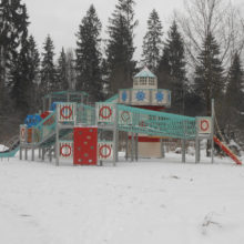 Детский игровой комплекс (мод.30002) в городском парке г.Краснознаменск
