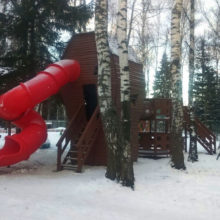 Детский игровой комплекс «Урсула» (мод.30004) в городском парке г.Краснознаменск. Вид 01